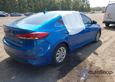 2017 Hyundai Elantra Se из США, поврежденный, VIN 5NPD74LF7HH209898